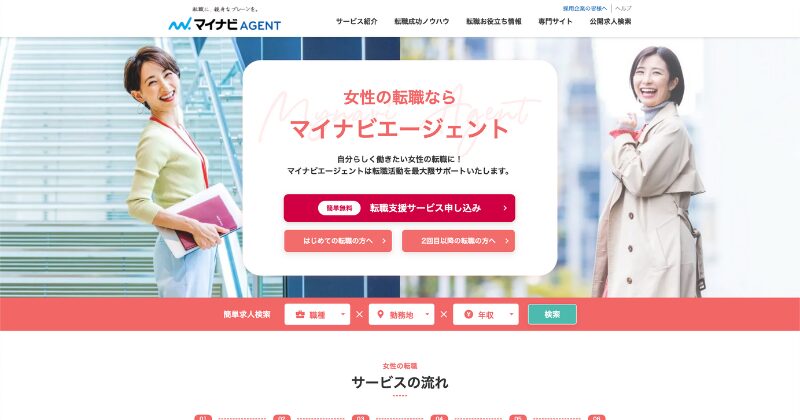マイナビエージェント 女性の転職